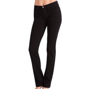 J Brand Low Rise Pencil Leg Shadow Black Skinny Straight Leg Jeans Size 27